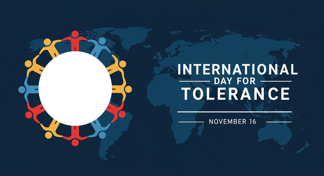 International Day for Tolerance Unity World Map November 16 dive
