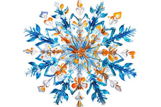 Winter Snowflake Cutout PNG
