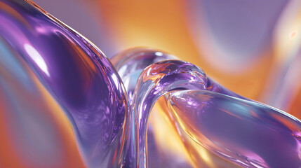 Colorful abstract design with swirling shapes and smooth textures creating a vibrant atmosphere