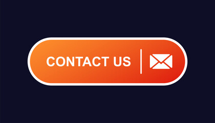 Contact button with envelope icon in orange gradient for communication and customer interaction.