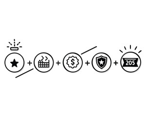 business-timeline-infographic template horizontal