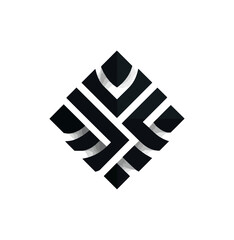 Dark gray rhombus graphic design