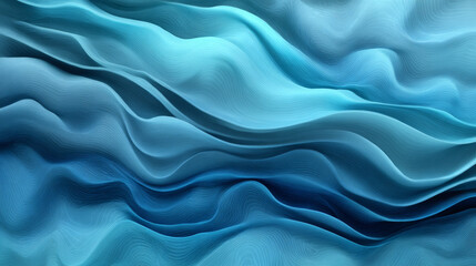 Obraz premium Abstract texture of flowing blue waves, designed for fashion, prints, or digital artworks