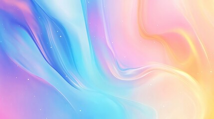 Obraz premium Pastel colors fluid gradient background grainy texture holographic abstract banner header poster cover design