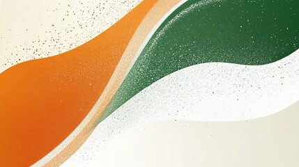 Retro grainy texture background orange white green color gradient abstract web banner design