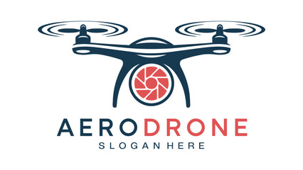 Drone Logo Design Vector