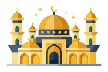 vector illustration of mosque