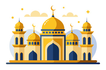 taj mahal vector illustration