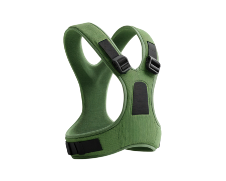 Olive green adjustable back support vest