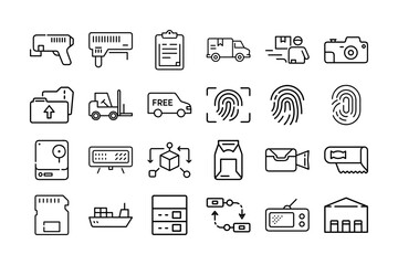 set of icons for web
