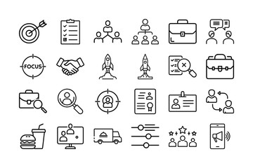 business and finance icons