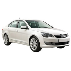 Fototapeta premium Car Isolated on Pure White Background