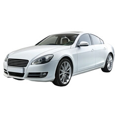 Fototapeta premium Car Isolated on Pure White Background