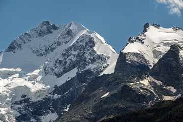Majestic View Piz Bernina With