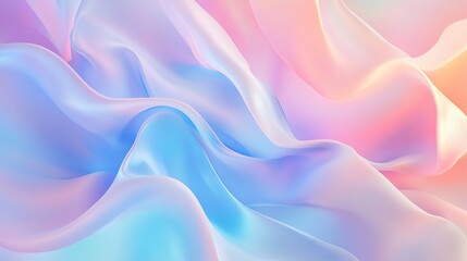 Obraz premium Pastel colors fluid gradient background grainy texture holographic abstract banner header poster cover design
