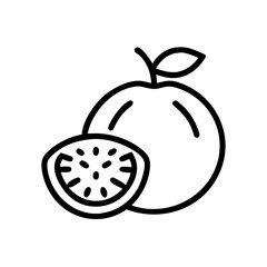 Fruit Icon for Food, Nutrition, and Healthy Eating Illustration