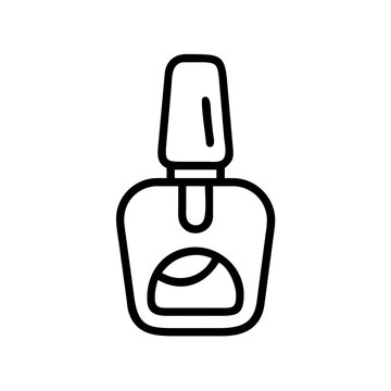 Nail Polish Icon for Beauty, Cosmetics, and Personal Care