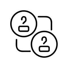 Two Factor Icon Vector Illustration for Security and Authentication Design