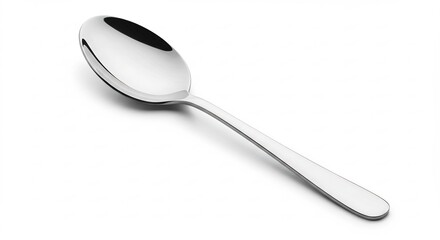 輝くステンレススプーン 光沢上品シンプルデザイン. AI Generated