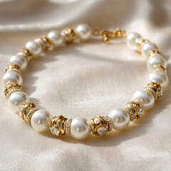 Obraz premium Elegant Pearl Necklace