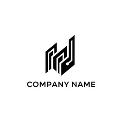 Abstract geometric logo design for a modern technology or business company.