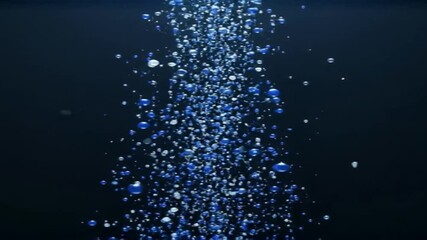 Bubbles Rising An Abstract Underwater View of Effervescence