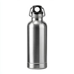 Sleek stainless steel water bottle, eco-friendly and reusable, perfect for staying hydrated
