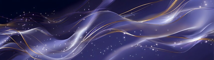 Elegant Metallic Flow: Gold and Silver in Digital Harmony