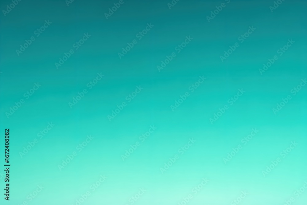Poster a cool gradient of deep teal fading into a light aqua, providing a refreshing and serene color trans