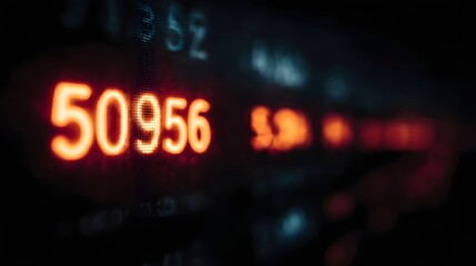 Social media dashboard with follower count growth