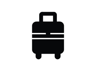 Vector art of suitcase icon