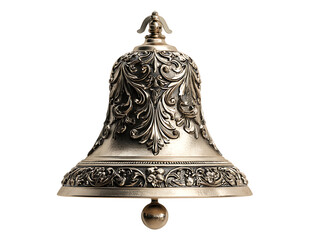 Bell ornament shiny metallic charm