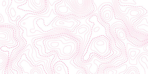 Fototapeta premium Vector illustration. Abstract contours form digital landscape, mimicking terrain of technological advancements and innovation. Concept of technology, science. Wallpaper. Pattern.