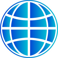 Globel icon, world icon, internet symbol, global network illustration, earth vector logo on white background, minimal worldwide design, Vector illustration !