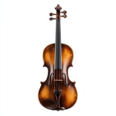 Fototapeta premium A detailed studio shot of a classic violin instrument