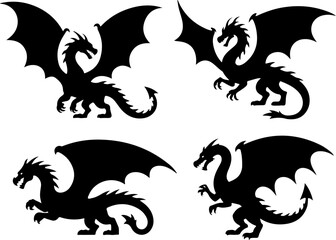 "Ultimate  Dragon Tattoo Vector Collection"