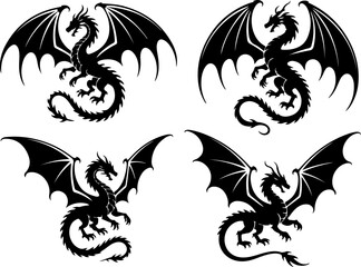 "Ultimate  Dragon Tattoo Vector Collection"