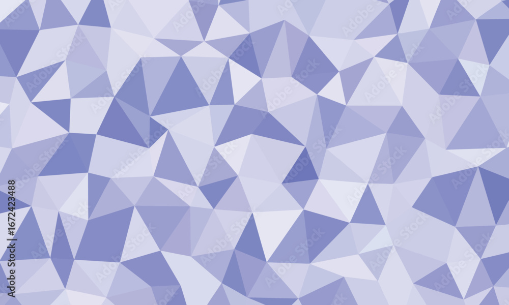 Poster abstract geometric pattern of blue and white polygonal shapes creating a textured background
