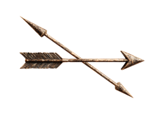 Elegant bent arrow icon concept