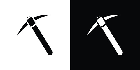 Pick axe icon vector Graphic Designs. Suitable for use on web apps,