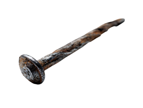 Stylized bent nail object design