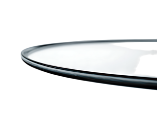 Bent rim close up white background