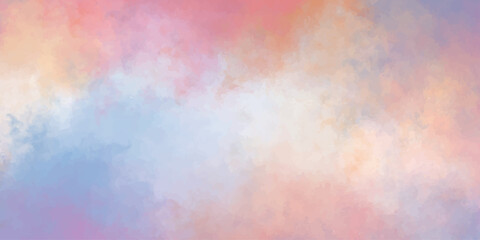 Abstract pink and orange watercolor texture on a vintage paper backdrop