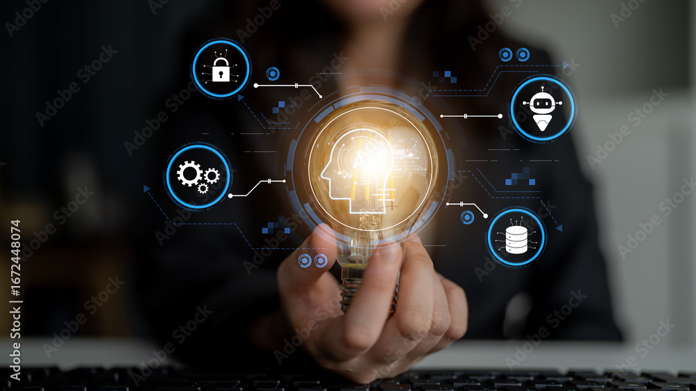 Poster ai security and data ecosystem integrate ai, data, and security into one connected system for automa