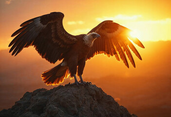 Soaring Raptor, Eagle, Hawk, Falcon, Bird of Prey, Nature and Wildlife