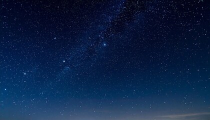 Obraz premium Starry night sky panorama