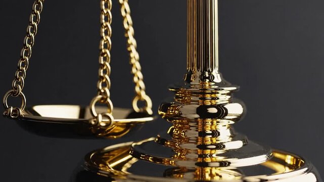 Traditional Balance Scale Symbolizing Justice, Equality, and Measure