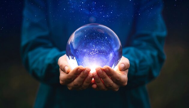 Mystical Crystal Ball: Fortune Telling, Magic, and Prediction - Powered by Adobe