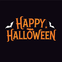 halloween theme typography