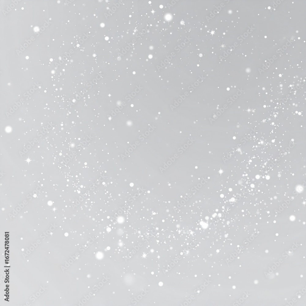 Poster sparkling white bokeh particle background abstract design and celebration theme